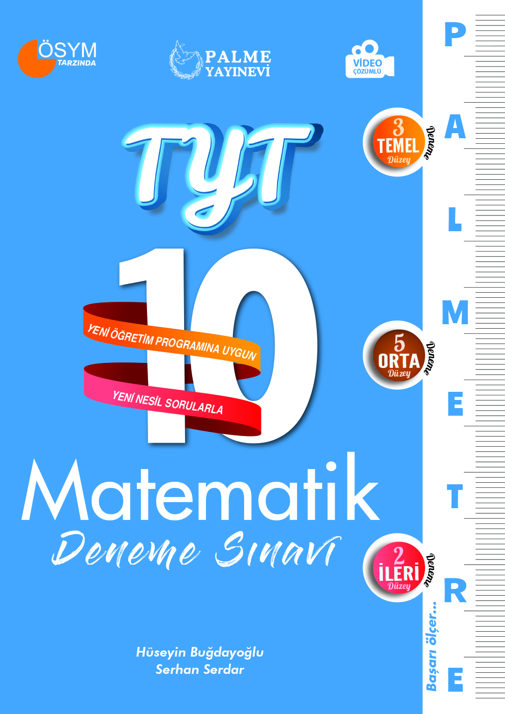 TYT Palmetre Matematik 10'Lu Deneme Sınavı kapak görseli